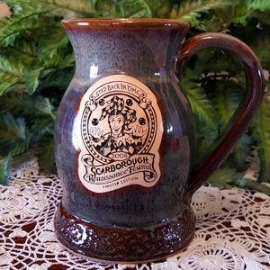 2008 Limited Edition Hand Made Scarborough Renaissance Festival Pottery Mug